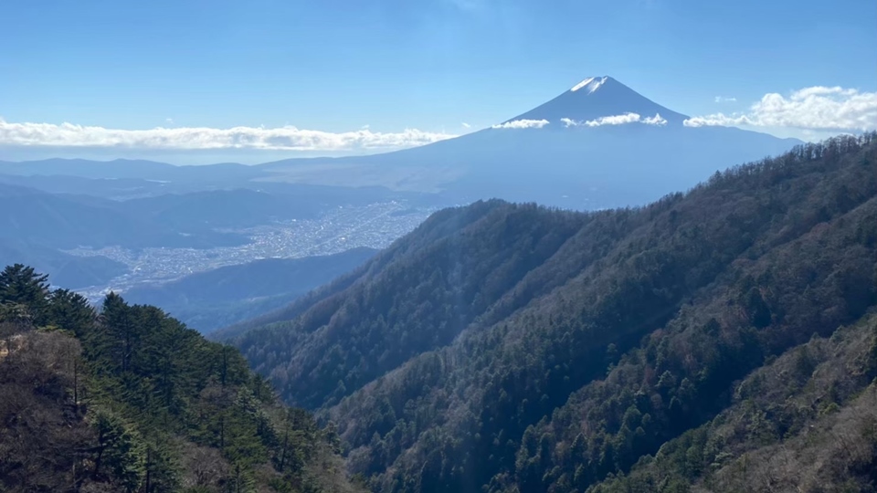 三ツ峠山頂からの眺め