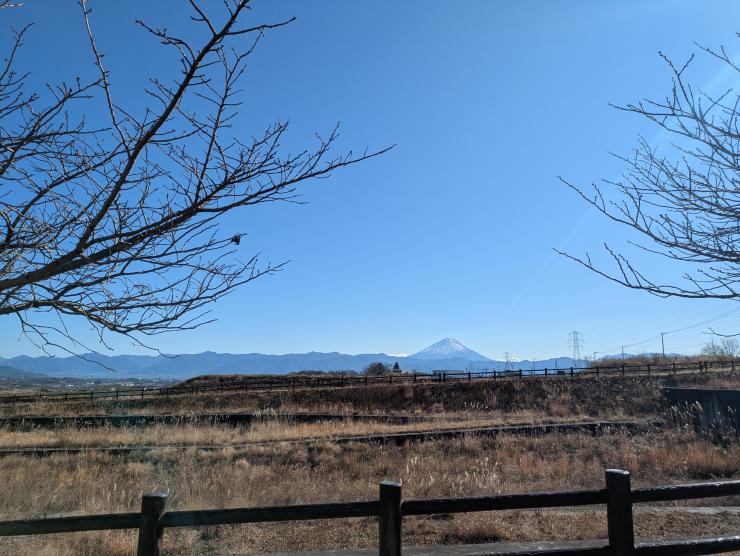 幸福の小径からの富士山