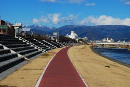 笛吹川サイクリングロード3